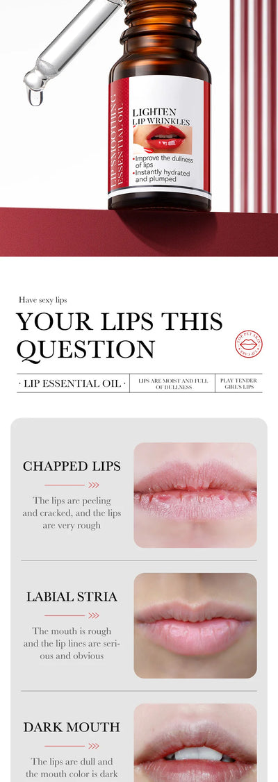 Lip Booster Plumping Serum Oil Hyaluronic