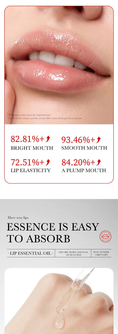 Lip Booster Plumping Serum Oil Hyaluronic