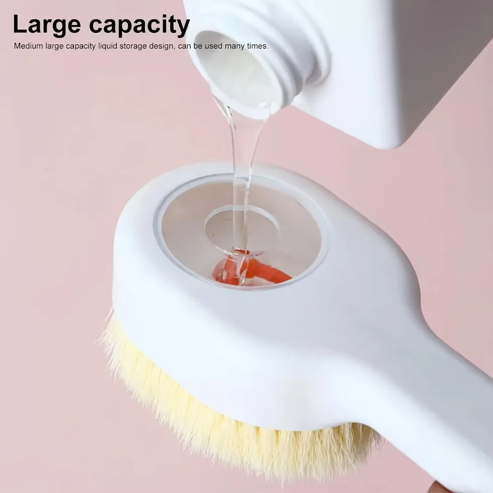 1pc Liquid Filled Soft Long Handle Hair