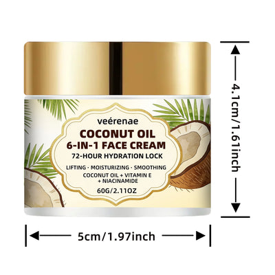 veérenae COCONUT OIL 6-IN-1 FACE CREAM