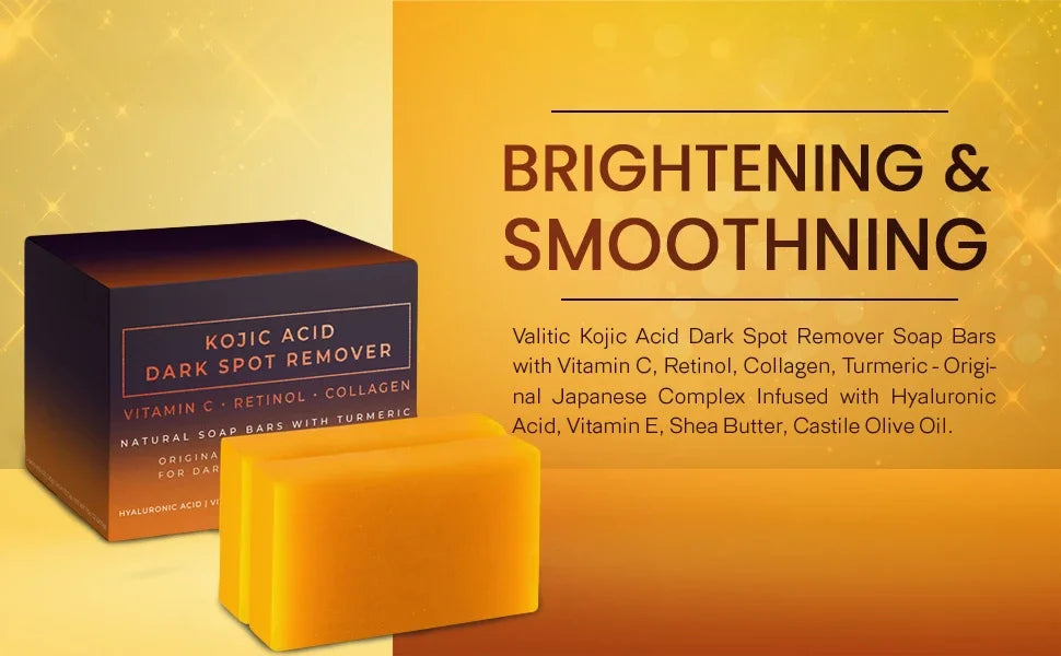 Kojic Acid Dark Spot Remover Whitening Soap Handmade