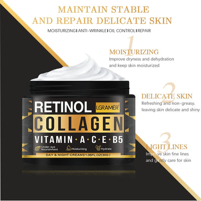 Men's Retinol Collagen Face Cream Skincare