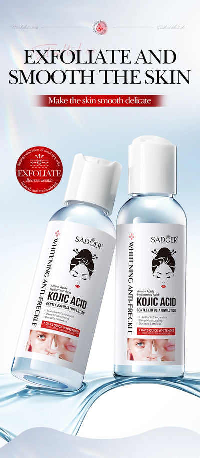 SADOER Kojic Acid Whitening Face Lotion Anti-Freckle Moisturizing