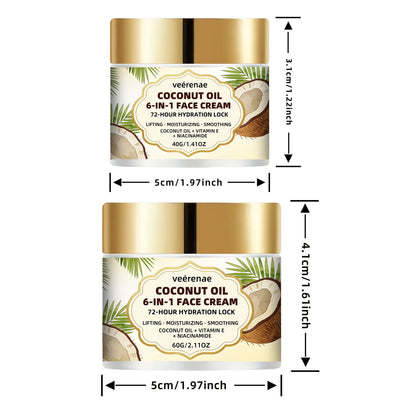 veérenae COCONUT OIL 6-IN-1 FACE CREAM