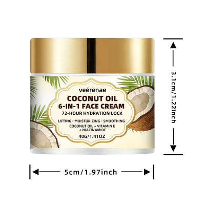 veérenae COCONUT OIL 6-IN-1 FACE CREAM