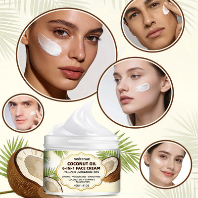veérenae COCONUT OIL 6-IN-1 FACE CREAM