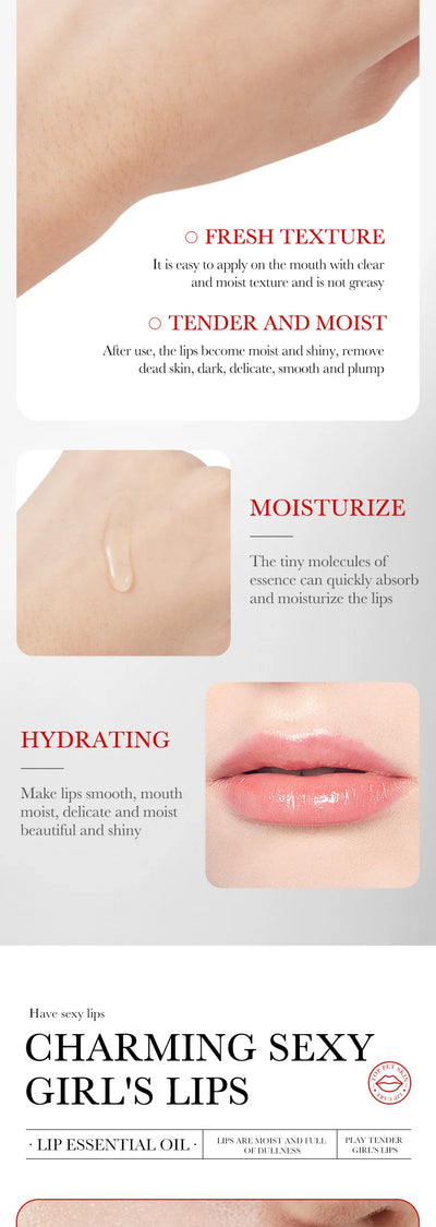 Lip Booster Plumping Serum Oil Hyaluronic