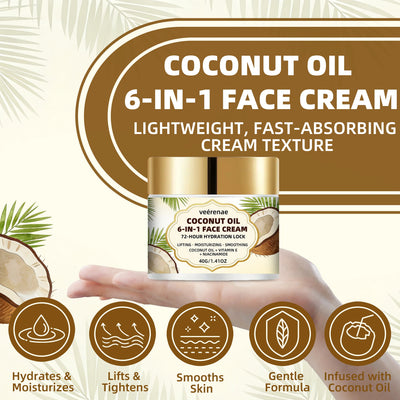 veérenae COCONUT OIL 6-IN-1 FACE CREAM