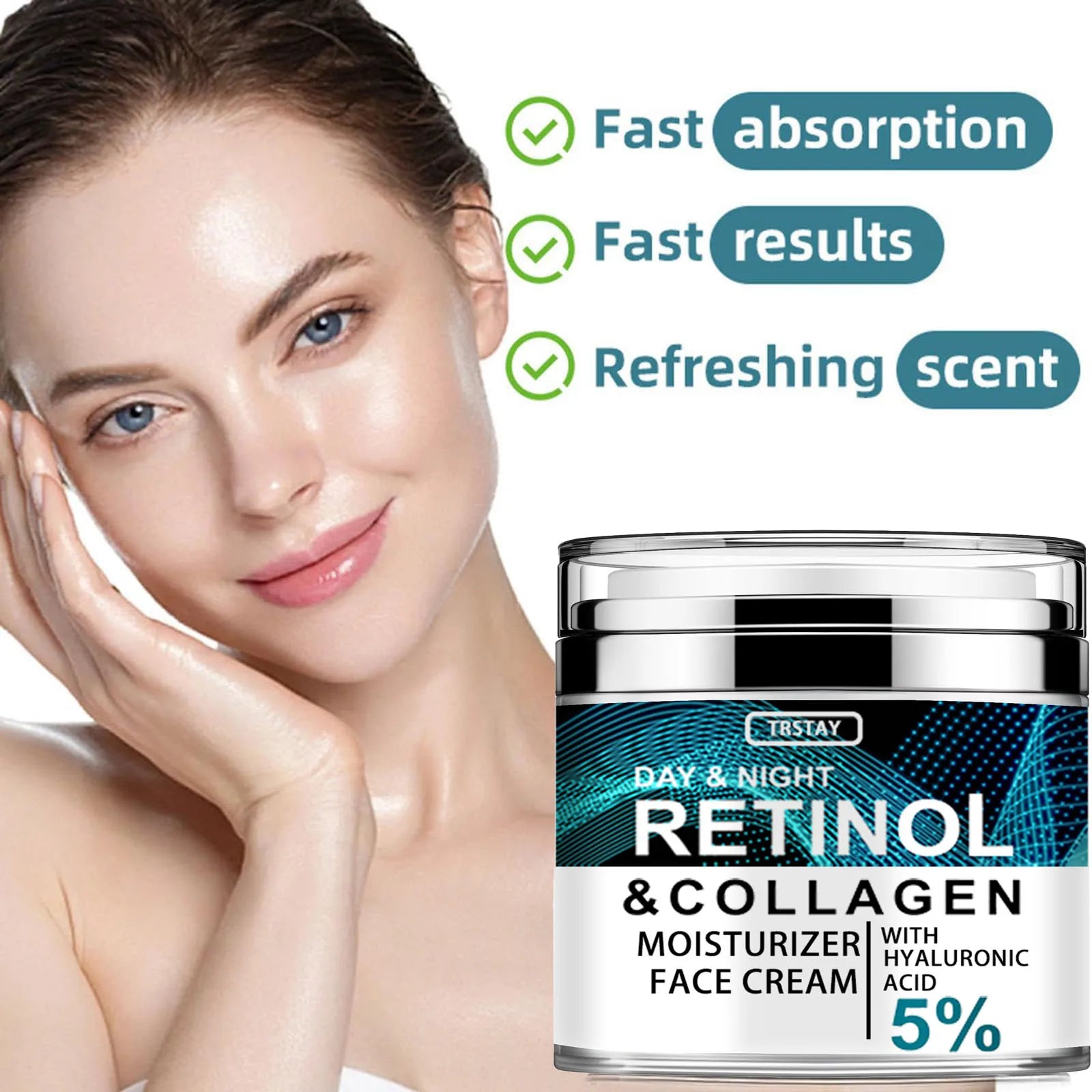 Collagen Retinol Hyaluronic Acid Cream and Retinol